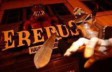 Erebus is rated out of these four as the scariest, most thrilling haunted attraction, with a scare rating of nine out of ten.