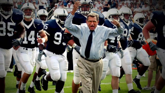 Joe Paterno was fired as head coach of Penn State University after one of his assitant coaches was charged more than 40 counts of sexual criminal behavior.