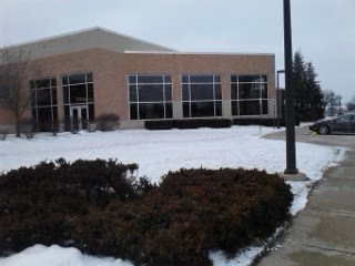 Milford High School, covered in snow from many snowfalls this winter. Photo courtesy of Dani Pasco 