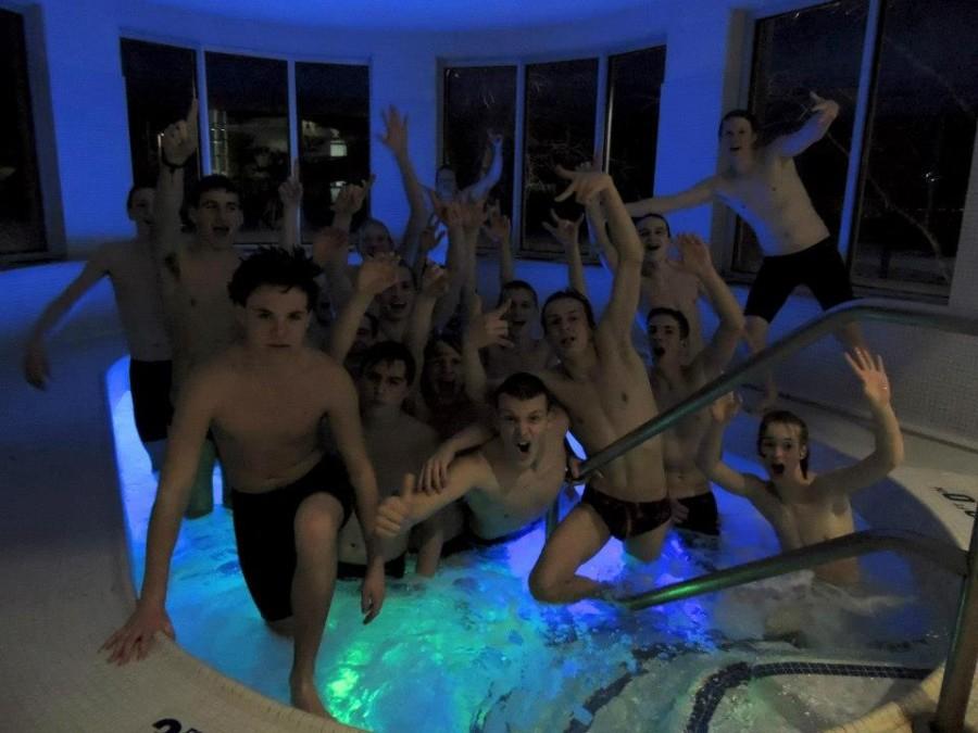 Boys Swim and dive dominates on Senior Night