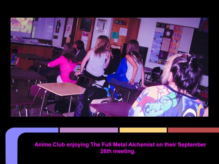 Anime Club provides a creative outlet for diverse students