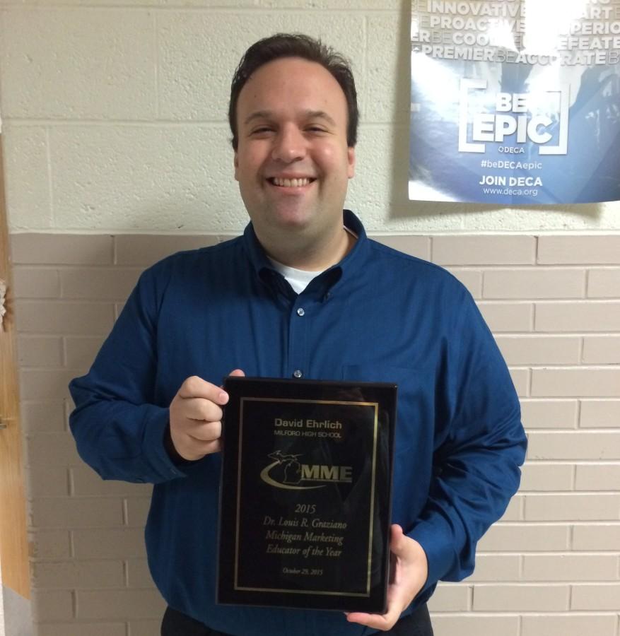 Milford Teacher Wins Award