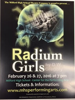Radium Girls will be presented on Feb. 26 and 27 at the Milford CPA