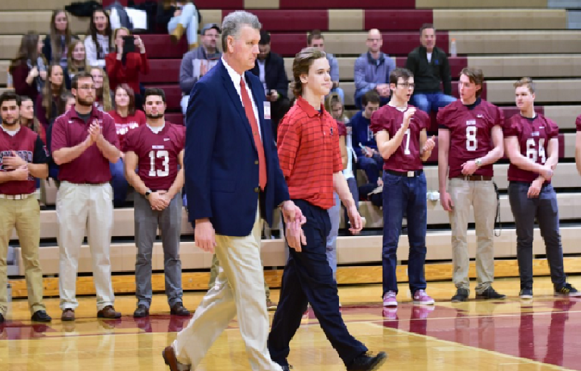 Mr.Sander inducted into Milford Hall of Fame