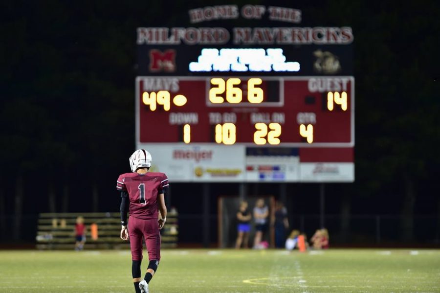 Milford football team deals with devastating injuries, new quarterback