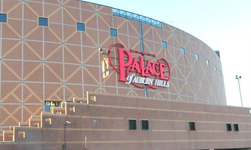 The Palace of Auburn Hills, home of the Detroit Pistons, and the site of the MIlford vs. South Lyon girls and boys varsity basketball games on Jan.22.