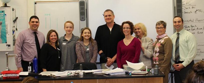 Mr. Swierkos is surprised with his nomination by HVS staff and his family. (Image courtesy of HVS Facebook)