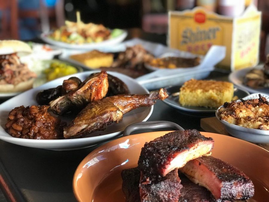 A spread of many of Smoke Street's signature meals. (Image courtesy of Smoke Street's Facebook)