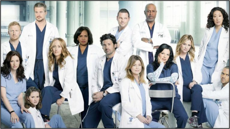 The Grey’s Anatomy cast photo for season eight  