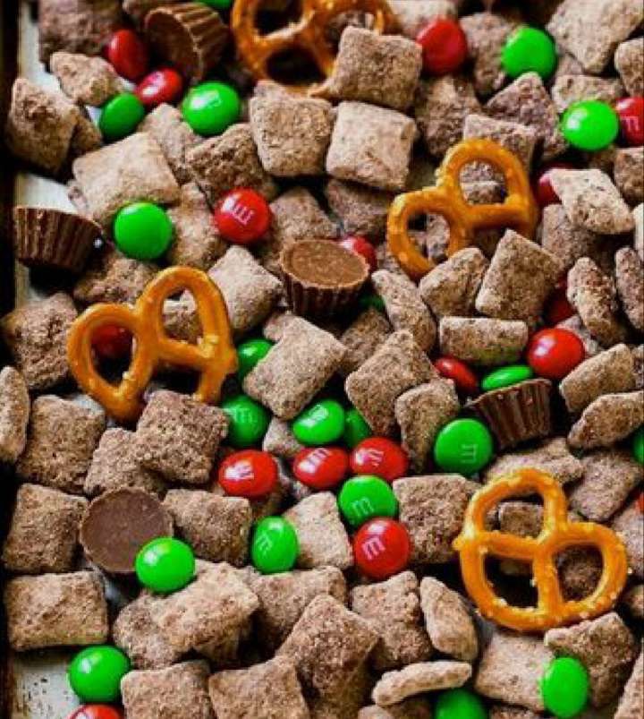 The ideal outcome  of the Reindeer Chow recipe 