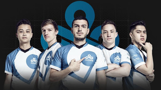 (Left to right) Stewie2K, Skadoodle, TaRIK, RUSH, and automatic, Cloud 9’s CSGO Roster that won the 2018 ELEAGUE Boston Major.