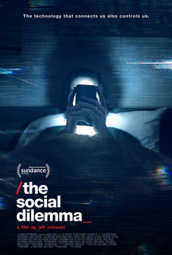A movie poster for The Social Dilemma