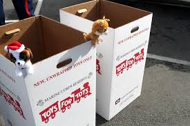 Toys for Tots donation boxes are one of the many ways in which people can donate to those in need this holiday season.