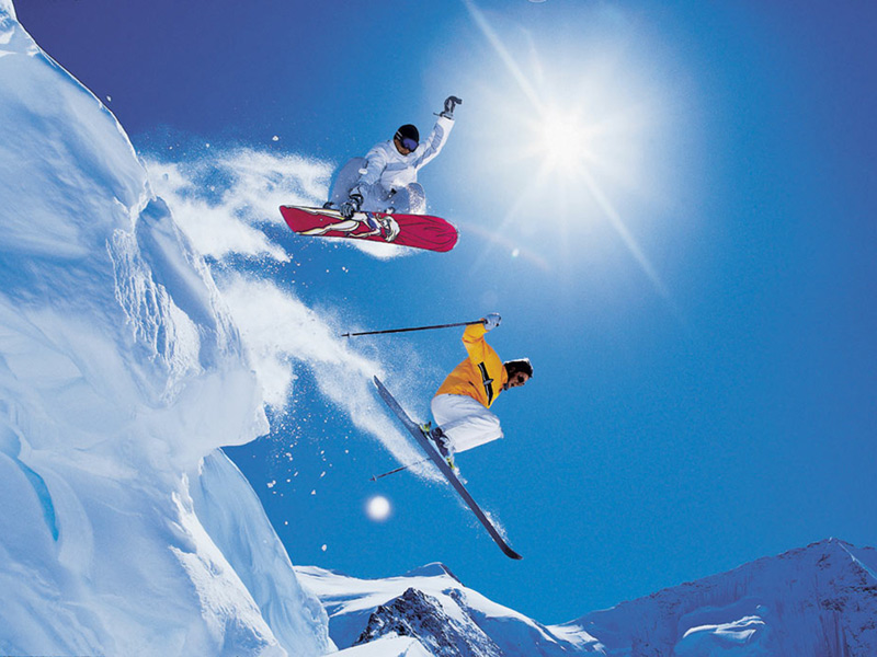 Many Milford students partake in snowboarding and skiing annually, enjoying the thrill that both winter sports offer. 