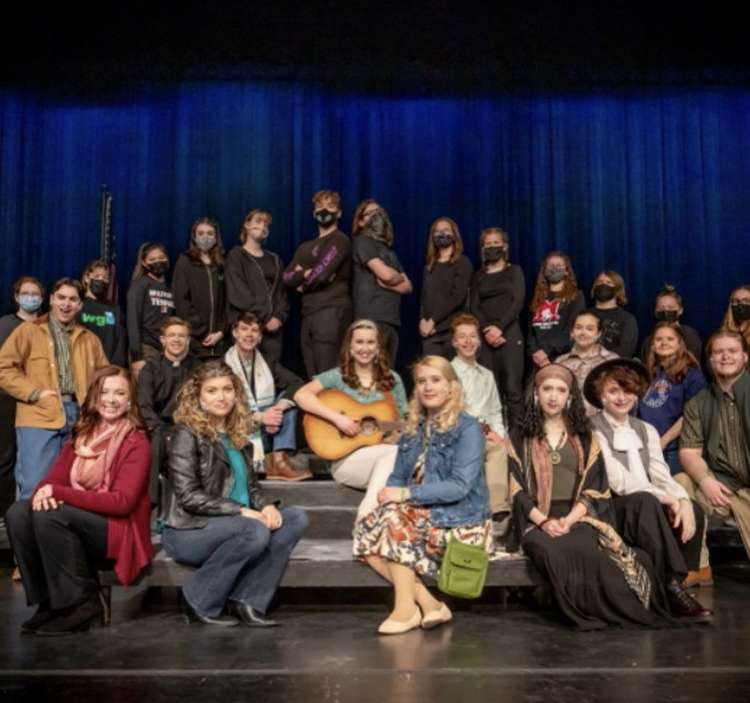 Many Milford seniors have spent countless hours committed to extracurricular activities, such as participating in theatrical productions (Photo courtesy of Tara Johnson). 
