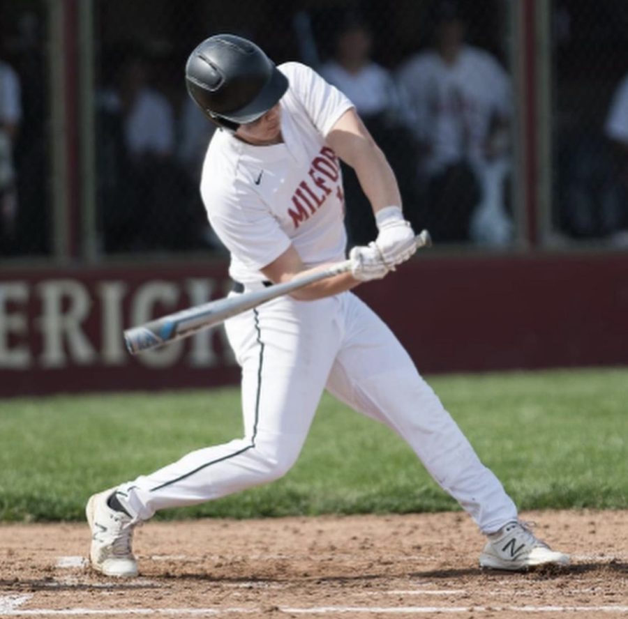 MHS Junior, Jacob Hait at bat