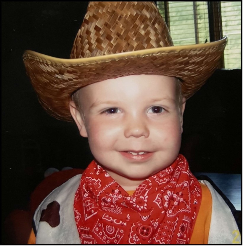 Fletcher Smith dressed up as a cowboy long before he began high school 
