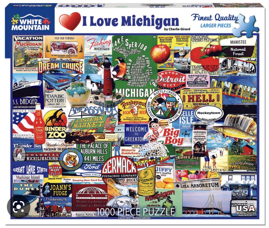 Fun Michigan puzzle for family.