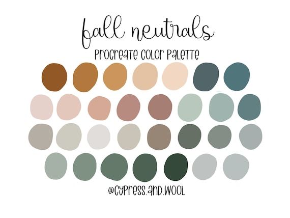 Fall Color Palette