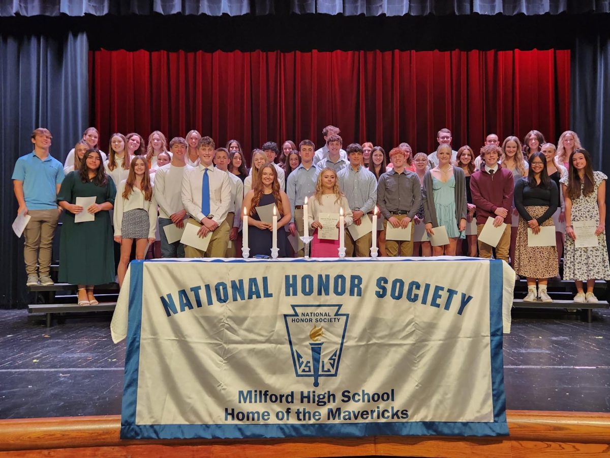 Milford National Honor Society Induction Ceremony