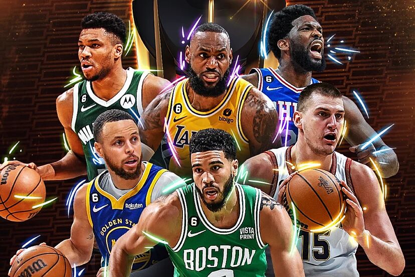 The photo above depicts multiple all-star players that are in the NBA currently.